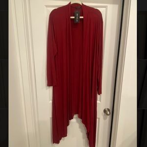 Long sleeve, long cozy cardigan